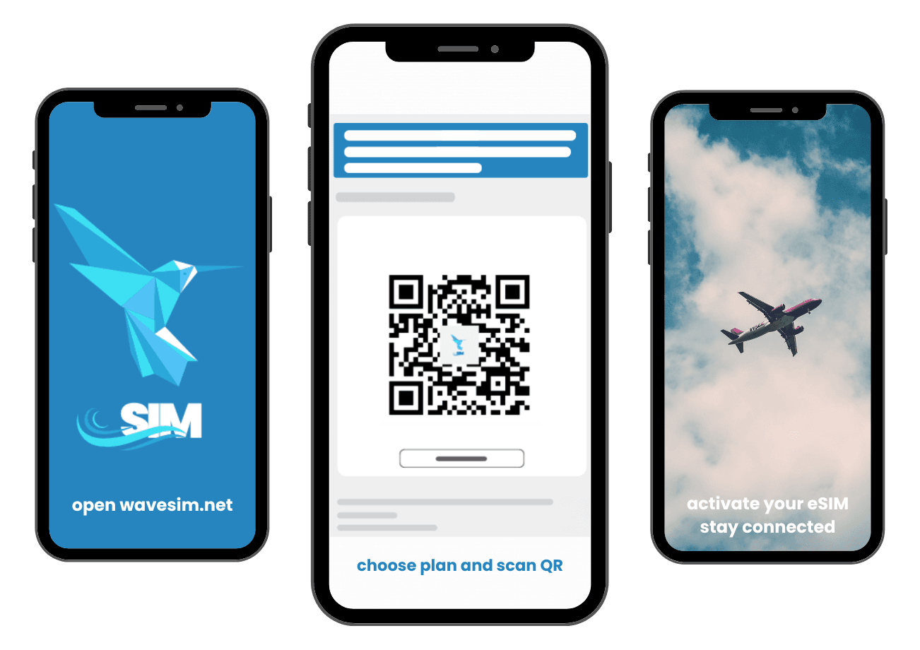 WaveSim eSIM preview
